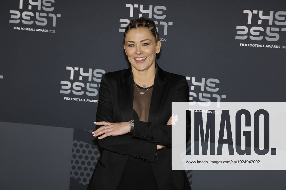 27 Fevrier 2023 : Paris, France : Laure Boulleau arrivant la la soirà e des FIFA AWARDS THE BEST 2023 à la Salle Pleyel. (Henri Szwarc Starface) 289106 2023-02-27 Paris France