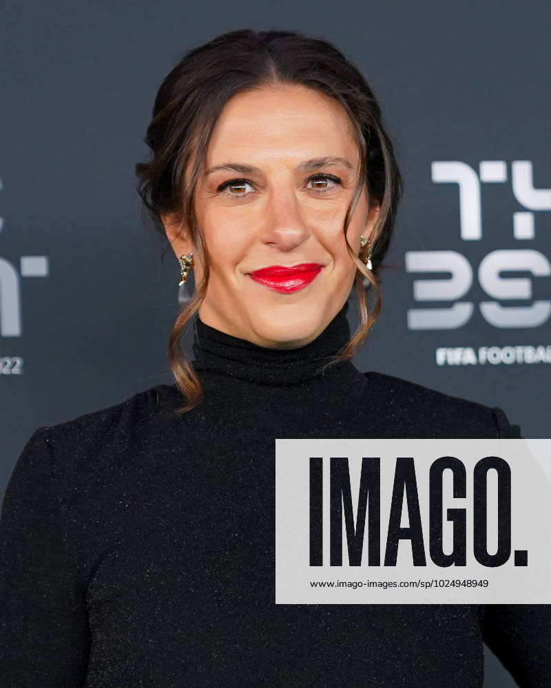 Paris, France, February 27th 2023: Carli Lloyd (former USA football player) on the green carpet during the The Best FIFA Football Awards 2022 at Salle Pleyel in Paris, France. (Daniela Porcelli SPP)