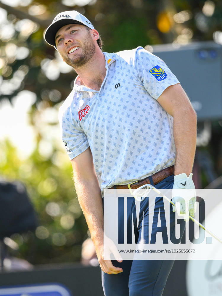 Sam Burns reacts to tee shot on 2 during the first round of the Arnold Palmer Invitational presented by Mastercard held at Arnold Palmer s Bay Hill Club & Lodge in Orlando, FL. Romeo T Guzman CSM. Orlando USA - ZUMAcg2_ 20230302_zaf_cg2_031