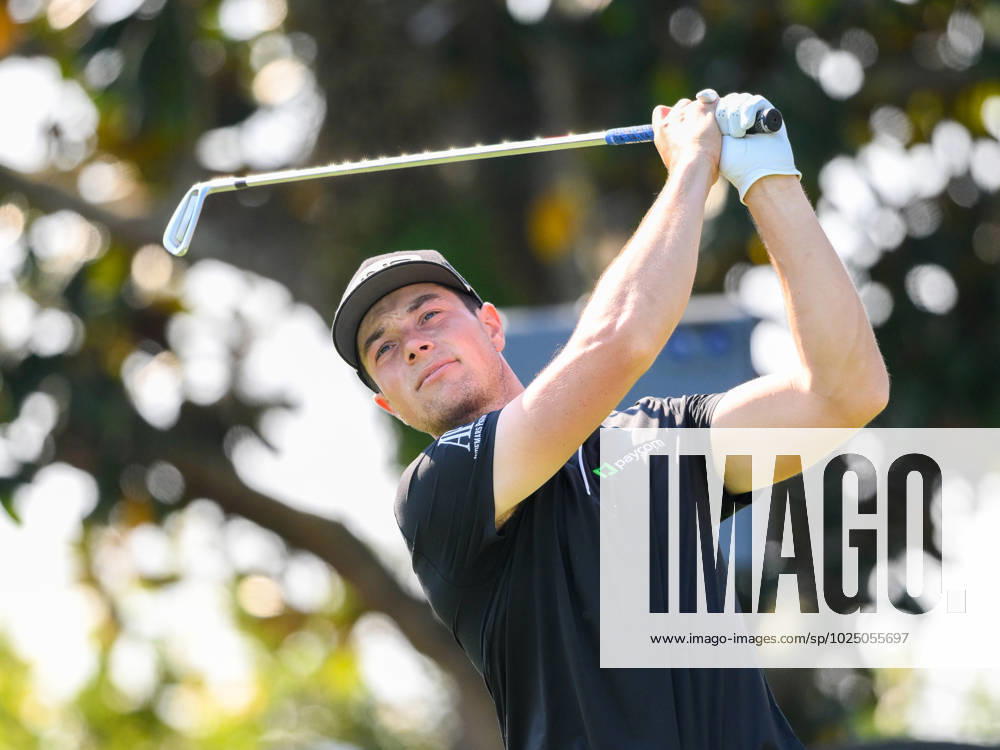 Viktor Hovland of Norway on the 2 tee during the first round of the Arnold Palmer Invitational presented by Mastercard held at Arnold Palmer s Bay Hill Club & Lodge in Orlando, FL. Romeo T Guzman CSM. Orlando USA - ZUMAcg2_ 20230302_zaf_cg2_034