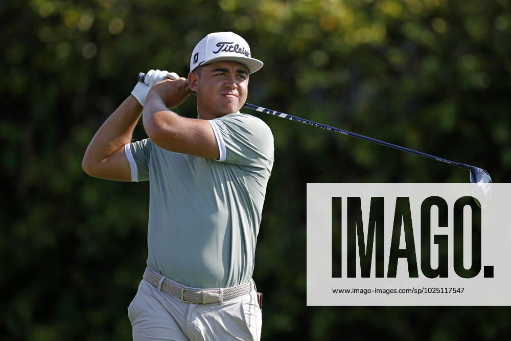 ORLANDO, FL - MARCH 03: Garrick Higgo of South Africa hits a drive at the 9th hole during the second round of the Arnold Palmer Invitational presented by Mastercard at Arnold Palmer Bay Hill Golf Course on March 3, 2023 in Orlando, Florida. (Photo by Joe Robbins Icon Sportswire) GOLF: MAR 03 PGA, Golf Herren - Arnold Palmer Invitational presented by Mastercard Icon5732303030202