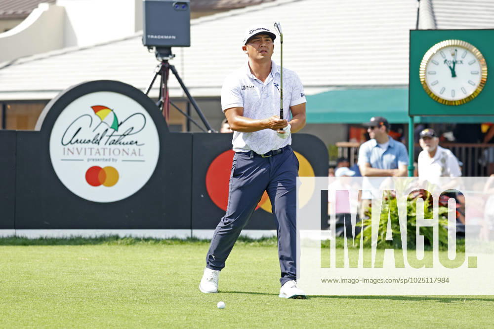 ORLANDO, FL - MARCH 03: PGA, Golf Herren golfer Kurt Kitayama plays his tee shot on the 10th hole during the second round of the Arnold Palmer Invitational on March 3, 2023 at Arnold Palmer s Bay Hill Club and Lodge in Orlando, Florida. (Photo by Brian Spurlock Icon Sportswire) GOLF: MAR 03 PGA - Arnold Palmer Invitational presented by Mastercard Icon23030307