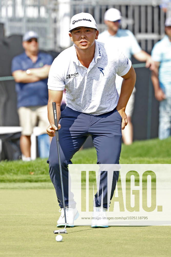 ORLANDO, FL - MARCH 03: PGA, Golf Herren golfer Kurt Kitayama putts on the 9th hole during the second round of the Arnold Palmer Invitational on March 3, 2023 at Arnold Palmer s Bay Hill Club and Lodge in Orlando, Florida. (Photo by Brian Spurlock Icon Sportswire) GOLF: MAR 03 PGA - Arnold Palmer Invitational presented by Mastercard Icon23030316