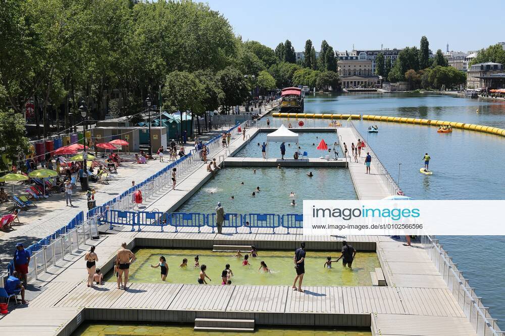 Edition 2020 de Paris Plage au bassin de la Villette NEWS : Paris Plage 2020 - Paris - 19 07 2020 JonathanRebboah Panoramic PESRK24022012