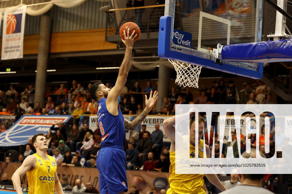 easyCredit Basketball Bundesliga, BBL, season 2022 2023, men, Syntainics MBC Alba Berlin, 8 Martin Breunig, Syntainics MBC, 43, Luke Sikma, Alba Berlin Weißenfels Stadthalle Sachsen Anhalt Germany