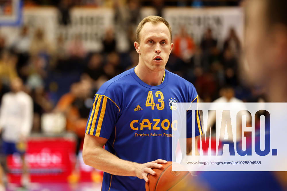 easyCredit Basketball Bundesliga, BBL, season 2022 2023, men, Syntainics MBC Alba Berlin, 43, Luke Sikma, Alba Berlin Weißenfels Stadthalle Sachsen Anhalt Germany
