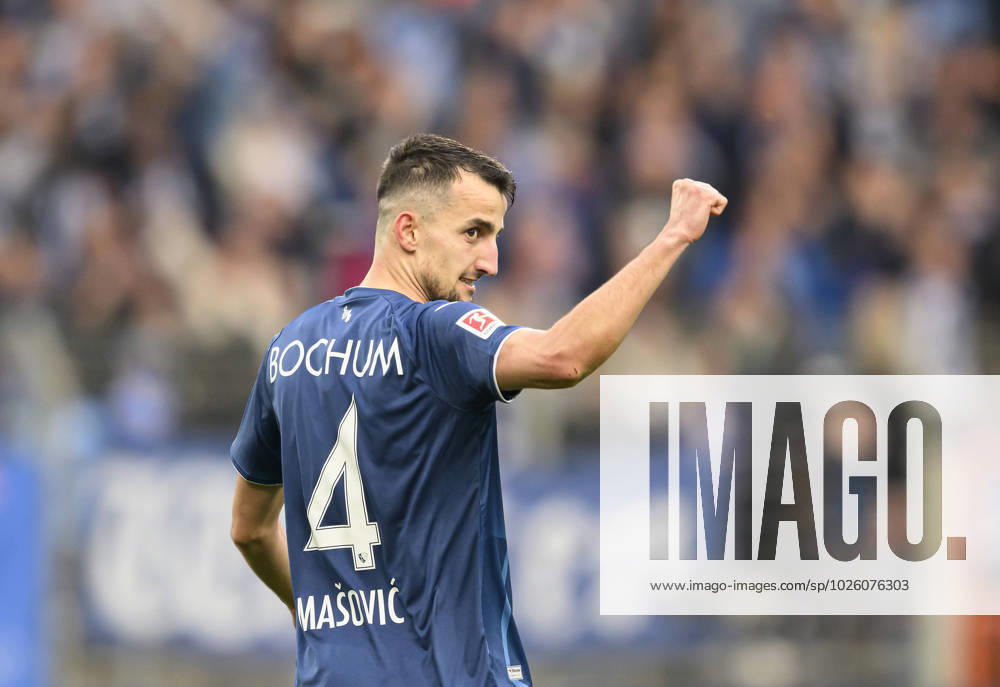 Cheers Erhan MASOVIC BO after his goal to 1 0, Football 1 Bundesliga, 25 Matchday, VfL Bochum BO RB Leipzig L , on 18 03 2023 in Bochum Germany DFL regulations prohibit any use of photographs as image sequences and or quasi video Â
