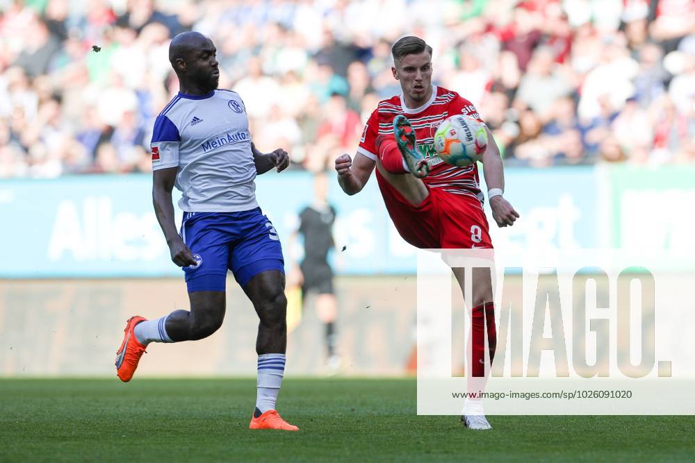 , FC Augsburg vs FC Schalke 04, Football, 1 Bundesliga, 25 Spieltag, 18 03 2023 DFB regulations prohibit any use of photographs as image sequences and or quasi video Augsburg Bayern Germany