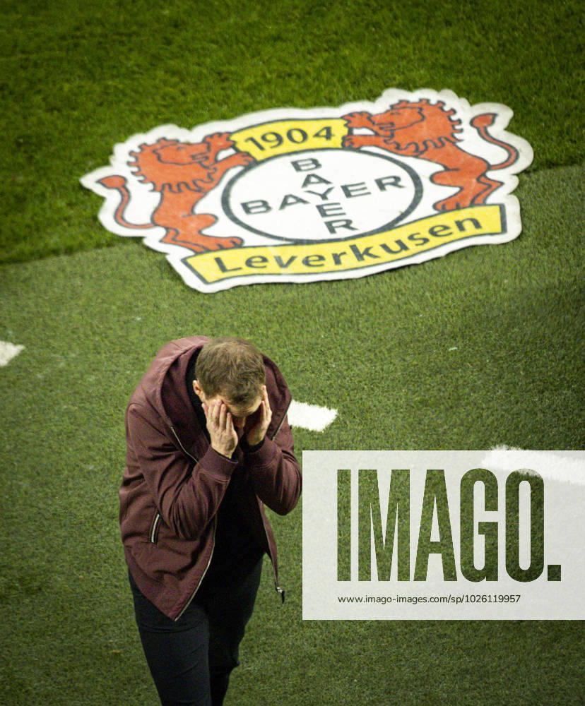Leverkusen, Germany 19th Mar, 2023 coach Julian Nagelsmann Muenchen disappointed Bayer Leverkusen Bayern Munich 19 03 2023