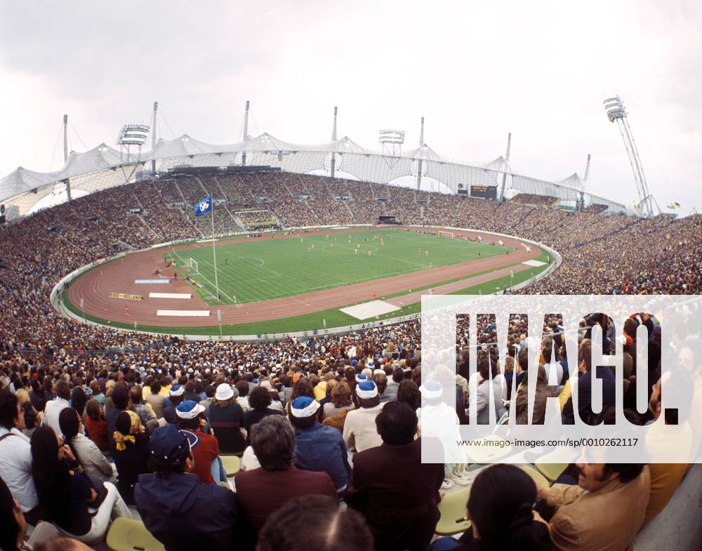 Olympiastadion in München vor dem Spiel um Platz 3 der WM 1974