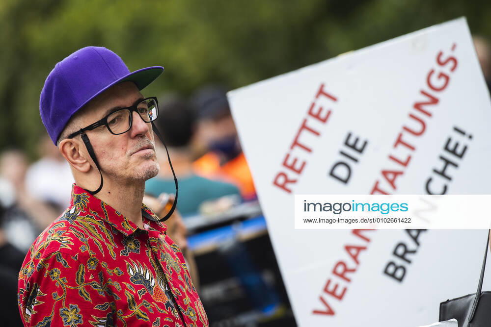 People take part in a protest for the event industry in Berlin on 24 July 2020 Operators of the industry lament almost 6 months of unemployment and lack of revenue due to measures to limit the spread of Coronavirus 3 Demonstration of the event industry in Berlin