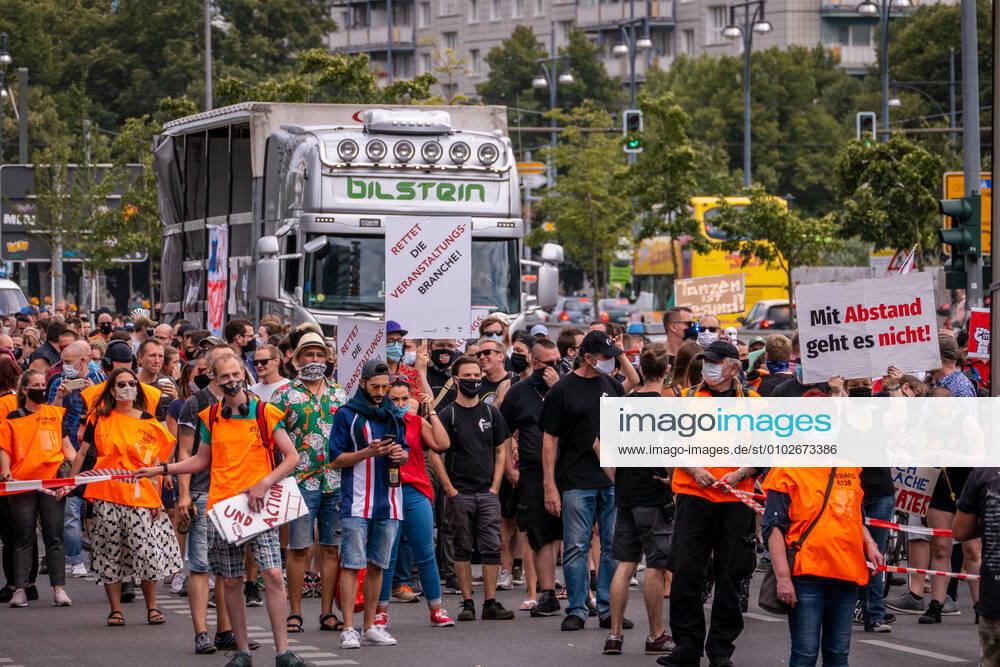 Berlin,Germany,GER,Demo Saves the event industry For the third time now, players in the sector are loudly bringing their concerns onto the streets of Berlin