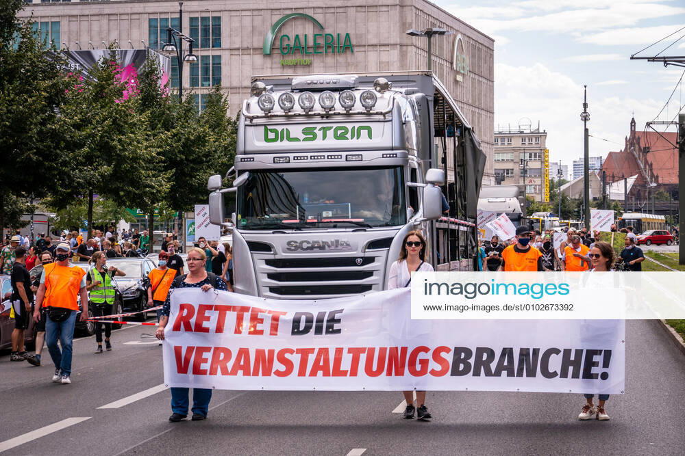 Berlin,Germany,GER,Demo Saves the event industry For the third time now, players in the sector are loudly bringing their concerns onto the streets of Berlin