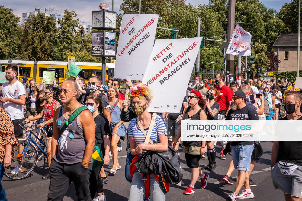 Berlin,Germany,GER,Demo Saves the event industry For the third time now, players in the sector are loudly bringing their concerns onto the streets of Berlin