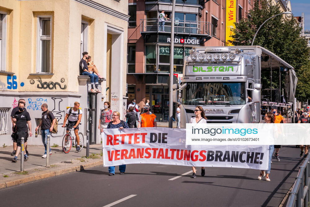 Berlin,Germany,GER,Demo Saves the event industry For the third time now, players in the sector are loudly bringing their concerns onto the streets of Berlin