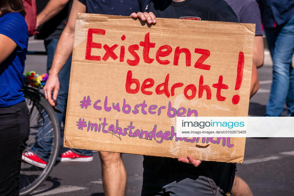 Berlin,Germany,GER,Demo Saves the event industry For the third time now, actors in the sector are loudly bringing their concerns onto the streets of Berlin, threatening the very existence of the city