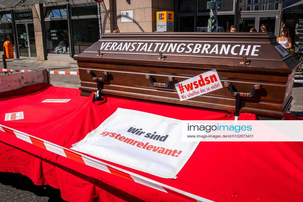 Berlin,Germany,GER,Demo Saves the event industry For the third time now, actors in the sector are loudly bringing their concerns onto the streets of Berlins coffin