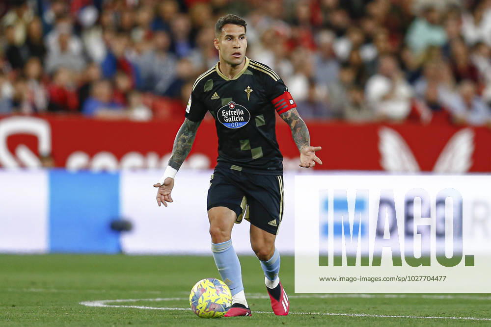 ESP: Sevilla FC-RC Celta. La Liga Santander Hugo Mallo of RC Celta de Vigo during the La Liga match between Sevilla FC and RC Celta played at Sanchez Pizjuan Stadium on April 7, 2023 in Sevilla, Spain. kpng