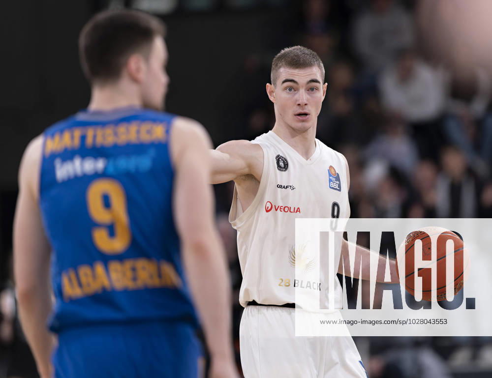 Ziga Samar Towers 16 04 23, Hamburg, Veolia Towers Hamburg vs Alba Berlin, easyCredit BBL, Basketball Bundesliga, 1 Liga, season 2022 2023, 28 matchday Â