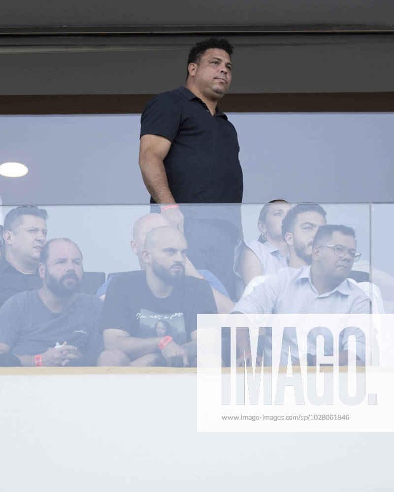 Corinthians x Cruzeiro SÃO PAULO, SP - 16.04.2023: CORINTHIANS X CRUZEIRO - Ronaldo Fenômeno during the match between Corinthians and Cruzeiro held at Neo Química Arena in São Paulo, SP. The match is valid for the 1st round of the Brasileirão 2023. (Photo: Marco Galvão Fotoarena) x2361309x MarcoxGalvão