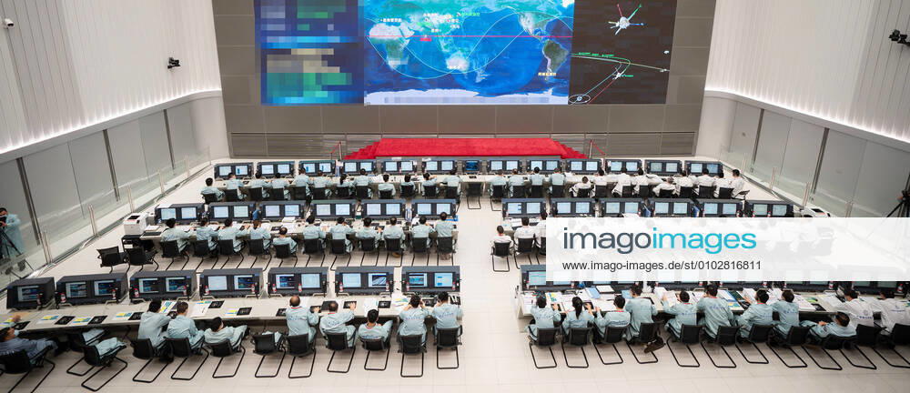 (200802) -- BEIJING, Aug. 2, 2020 -- Technical personnel work at the Beijing Aerospace Control Center (BACC) in Beijing, capital of China, Aug. 2, 2020. China s Mars probe Tianwen-1 successfully carried out its first orbital correction at 7 a.m. (2300 GMT Saturday) after its 3,000N engine worked for 20 seconds, and continued to head for the Mars. ) (EyesonSci) CHINA-MARS PROBE-TIANWEN-1-ORBITAL CORRECTION (CN) CaixYang