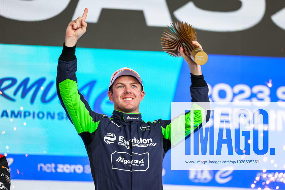 CASSIDY Nick (nzl), Envision Racing, Spark-Jaguar, Jaguar I - Time 6, portrait celebrating victory during the 2023 Berlin ePrix, 6th meeting of the 2022-23 ABB FIA Formula E World Championship, WM, Weltmeisterschaft on the Tempelhof Airport Street Circuit from April 21 to 23, 2023 in Berlin, Germany - AUTO - 2023 FORMULA E BERLIN ePRIX DPPI Panoramic 20230423_G0OD9365