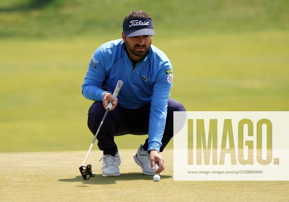 Korea Championship Presented by Genesis (The 1st Round) INCHEON, SOUTH KOREA, APR. 28: Antoine Rozner (FRA) at the hole 18 during the 1st round of Korea Championship Presented b Genesis at Jack Nicklaus Golf Club Korea in Incheon, South Korea on April 27, 2023. Antoine Rozner (FRA) finished the first round with a score of 9 under par, putting him in the lead. Incheon the Jack Nicklaus Golf Club Korea South Korea 7840_270509