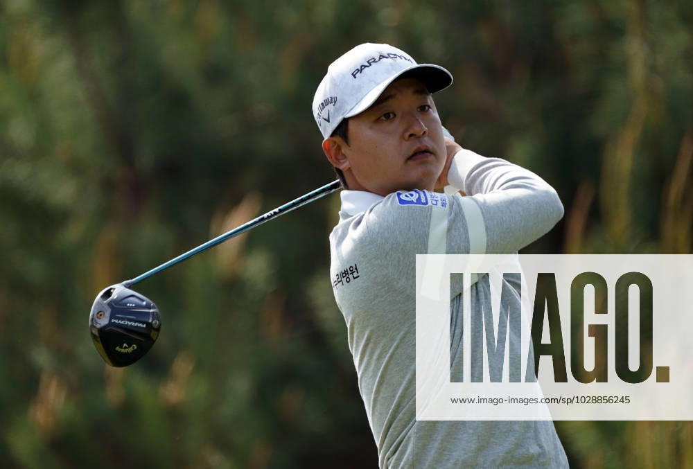 Korea Championship Presented by Genesis (The 1st Round) INCHEON, SOUTH KOREA, APR. 28: Sungmin CHO (KOR) during the 1st round of Korea Championship Presented b Genesis at Jack Nicklaus Golf Club Korea in Incheon, South Korea on April 27, 2023. Antoine Rozner (FRA) finished the first round with a score of 9 under par, putting him in the lead. Incheon the Jack Nicklaus Golf Club Korea South Korea 7840_270571