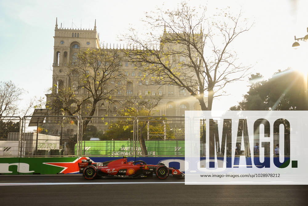 Formula 1 GP Baku Azerbaijan Friday 28 04 2023 Carlos Sainz ESP Scuderia Ferrari Formula 1 GP Baku Azerbaijan Friday 28 04 2023