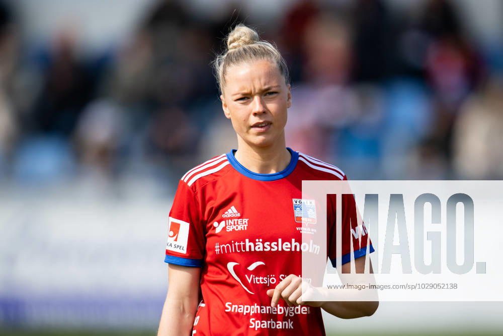 Vittsjös Kajsa Lind during the Damallsvenskan football match between Vittsjö and Örebro on April 30, 2023 in Vittsjö.