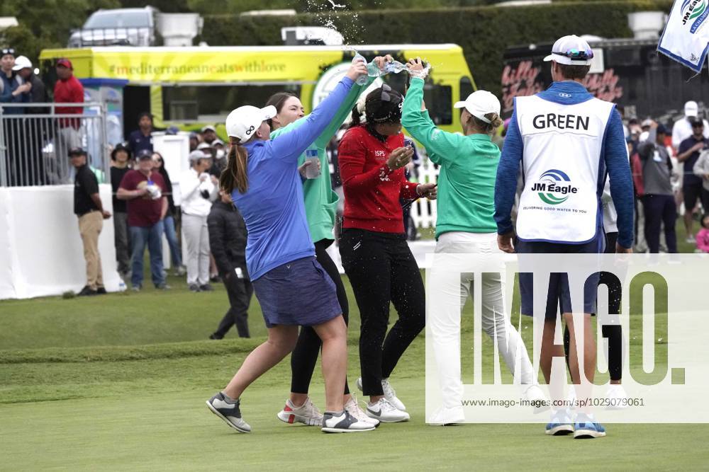LPGA, Golf Damen - Hannah Green, pro golfer from Perth, Australia, won the Ladies Professional Golf Association, JM Eagle LA Championship 2023, The Wilshire Country Club, Los Angeles, CA, USA, April 30, 2023. Tied with two other players at the end of four rounds of play, Green won two sudden death playoff holes to capture the title and a $450,000 pay day. - ZUMAmt3_ 20230430_zaf_mt3_003