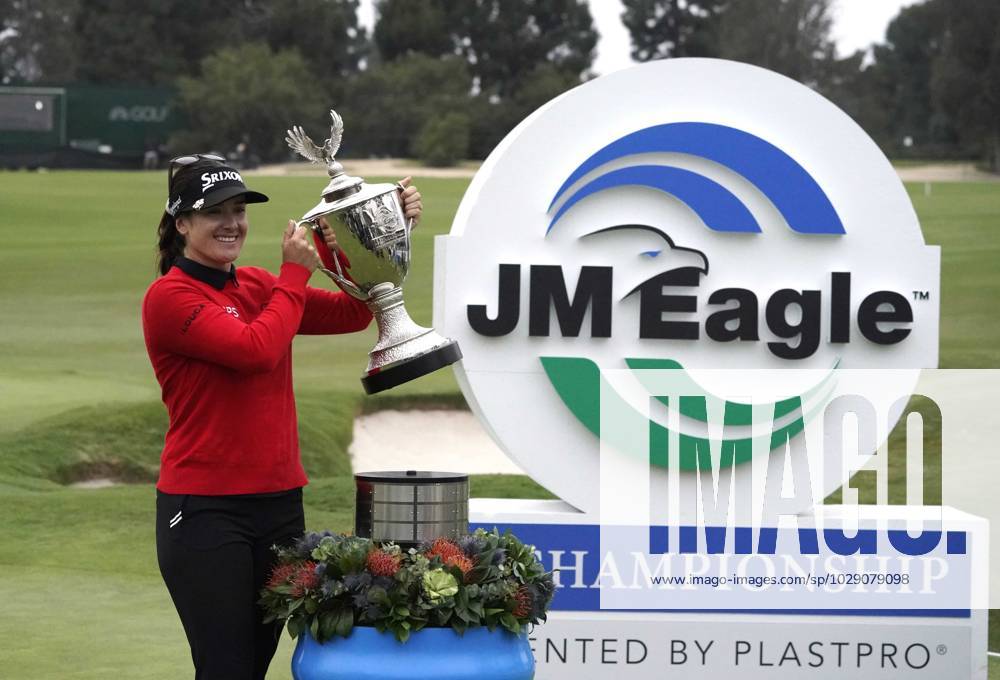 LPGA, Golf Damen - Hannah Green, pro golfer from Perth, Australia, won the Ladies Professional Golf Association, JM Eagle LA Championship 2023, The Wilshire Country Club, Los Angeles, CA, USA, April 30, 2023. Tied with two other players at the end of four rounds of play, Green won two sudden death playoff holes to capture the title and a $450,000 pay day. - ZUMAmt3_ 20230430_zaf_mt3_009