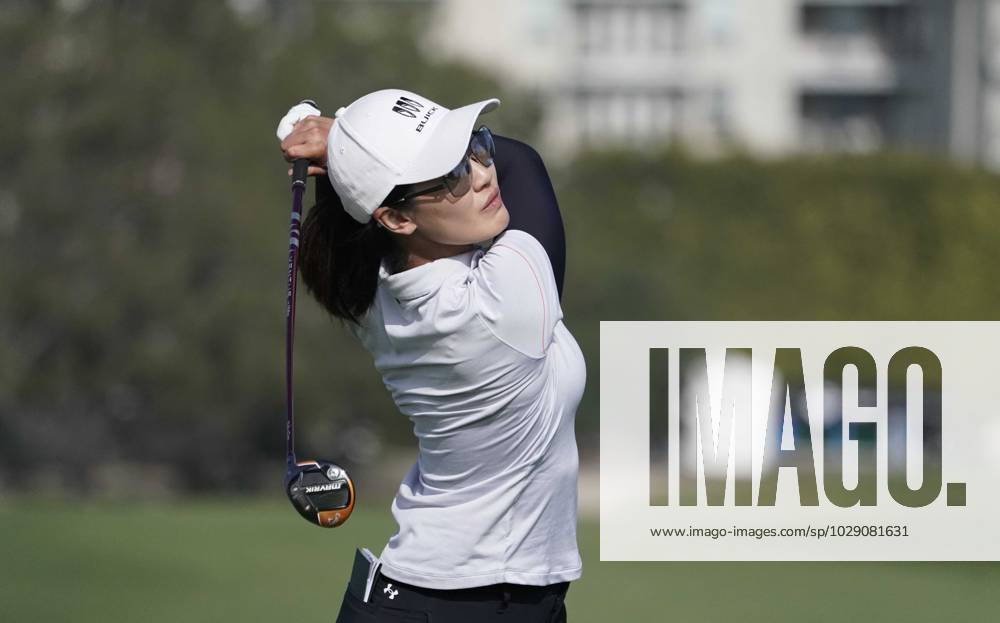 LPGA, Golf Damen - Lyn Xiyu, professional golfer from Guangzhou, China, finished in second place at the Ladies Professional Golf Association, JM Eagle LA Championship 2023, The Wilshire Country Club, Los Angeles, CA, USA, April 30, 2023. Xiyu was in a three way time at the end of four days of regulation play. - ZUMAmt3_ 20230430_zaf_mt3_015