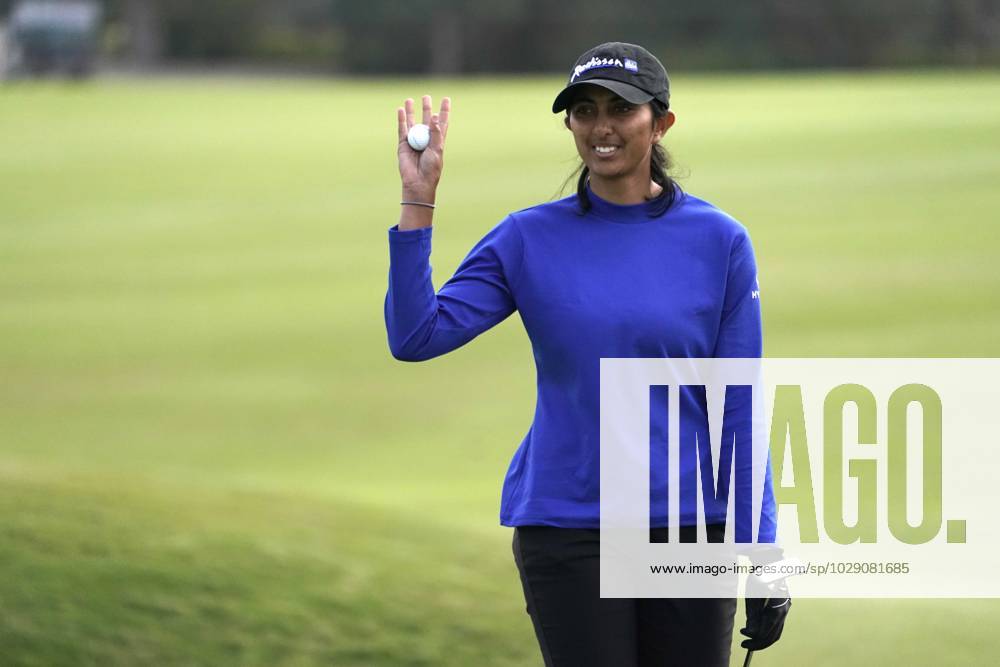 LPGA, Golf Damen - Aditi Ashok, profesional golfer from Bangalore, India, finished in third place at the Ladies Professional Golf Association, JM Eagle LA Championship 2023, The Wilshire Country Club, Los Angeles, CA, USA, April 30, 2023. Ashok was in a three way tie at the end of regulation play but missed a heart breaking put in sudden death play on the 18 hole. - ZUMAmt3_ 20230430_zaf_mt3_024