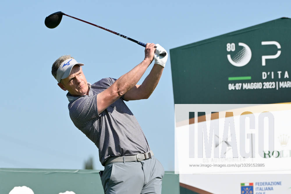 Golf - DS Automobiles 80° Open d Italia Luke Donald (ENG) during the DS Automobiles Italian Golf Open 2023 at Marco Simone Golf Club on May 04, 2023 in Rome Italy. Rome Marco Simone Golf Club Italy