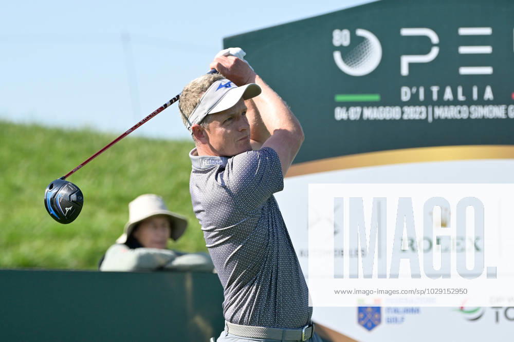 Golf - DS Automobiles 80° Open d Italia Luke Donald (ENG) during the DS Automobiles Italian Golf Open 2023 at Marco Simone Golf Club on May 04, 2023 in Rome Italy. Rome Marco Simone Golf Club Italy