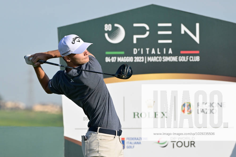 Nicolai Hojgaard (DEN) during the DS Automobiles 80° Italian Golf Open 2023 at Marco Simone Golf Club on May 05, 2023 in Rome Italy.