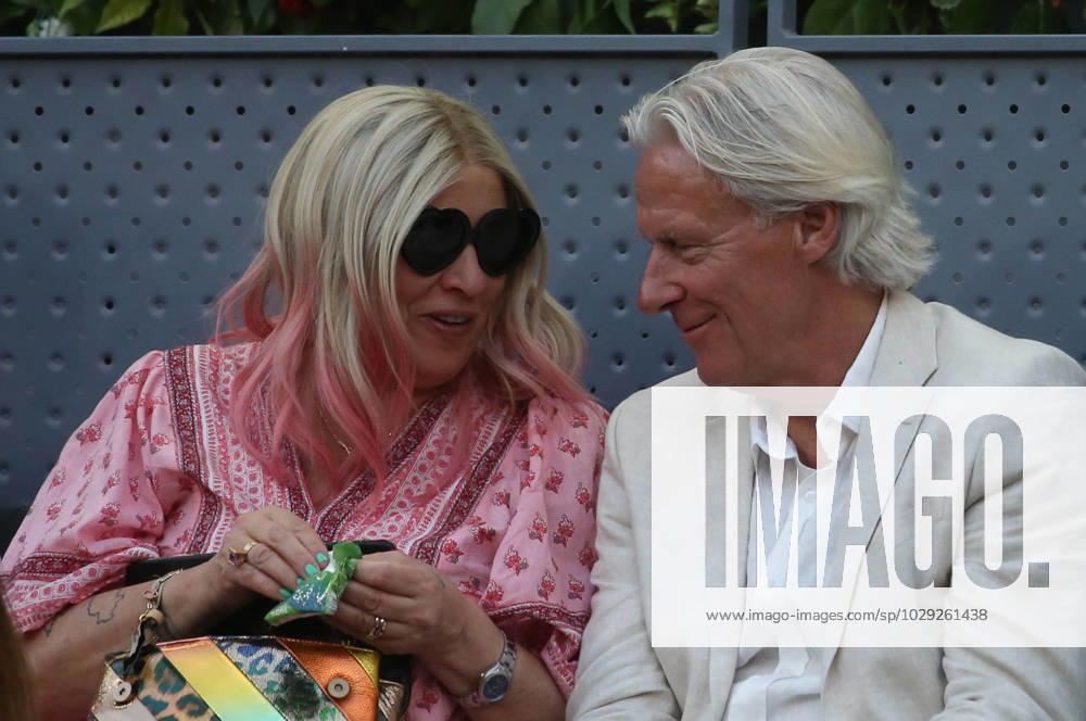 Björn Borg during the Mutua Madrid Open 2023, ATP, Tennis Herren Masters 1000 tennis tournament on May 5, 2023 at Caja Magica in Madrid, Spain TENNIS : Mutua Madrid Open 2022 - Madrid - 05 05 2023 LaurentLairys Panoramic