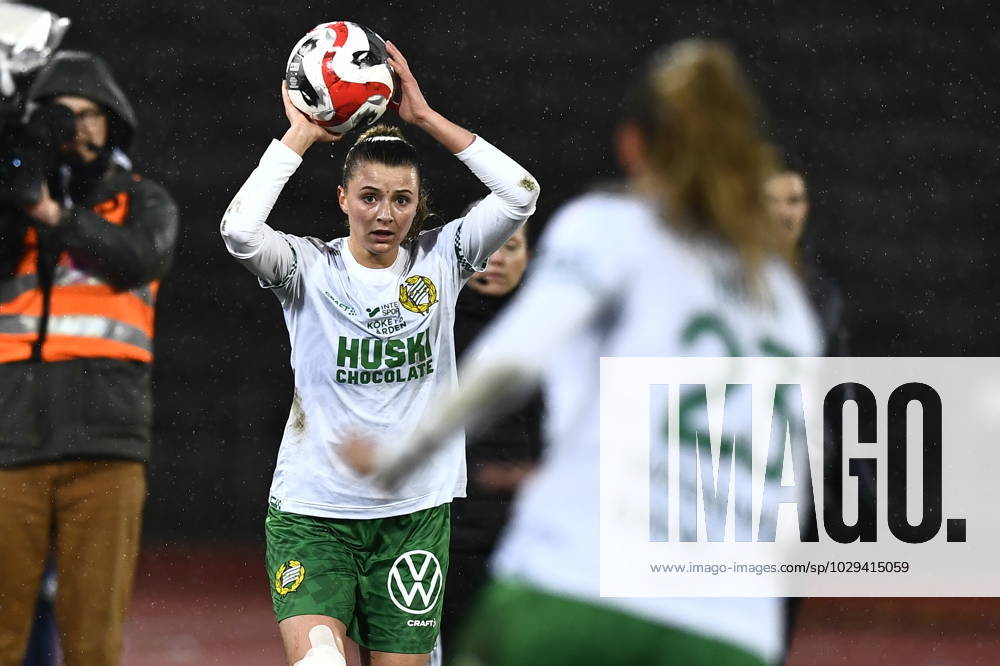 STOCKHOLM 20230501 Hammarbys Thea Sørbo during Mondays Damallsvenskan football match between Djurgardens IF and Hammarby IF at Stockholm Stadium STOCKHOLM SVERIGE