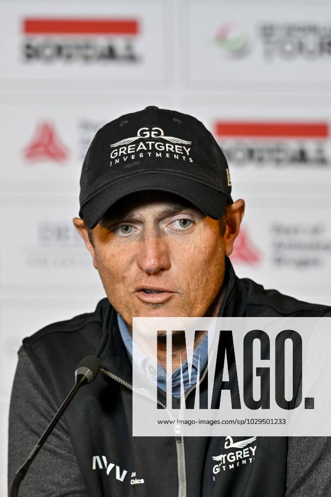 Belgian Nicolas Colsaerts pictured during a press conference, PK, Pressekonferenz regarding the 2023 Soudal Open DP World Tour golf tournament, in Schilde, Tuesday 09 May 2023. The 2023 Soudal Open taken place from 11 to 14 May at the Rinkven Golf Club in Schilde. DIRKxWAEM x66980334x