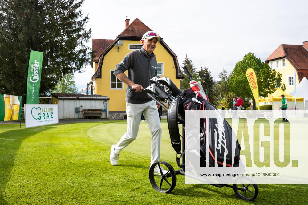 GOLF - Goesser Open 2023 MARIA LANKOWITZ,AUSTRIA,10.MAY.23 - GOLF - Alps Tour, Goesser Open ProAm, GC Erzherzog Johann. Image shows Markus Brier (AUT). GEPAxpictures Klansek