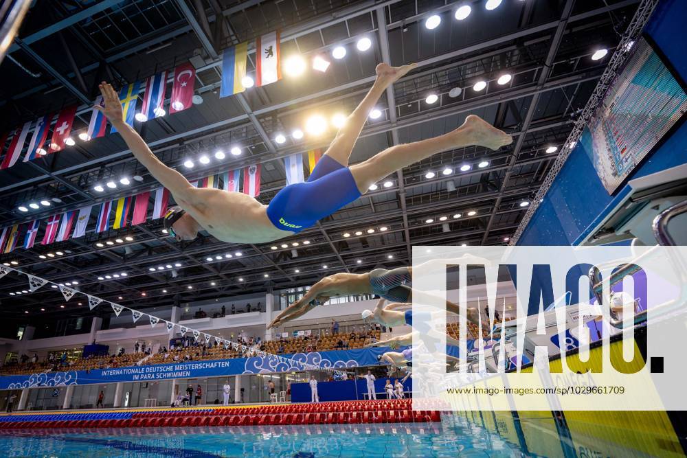 Swimming Berlin 11 05 2023 Para Swimming IDM 2023 Start Feature Justin Karps GER