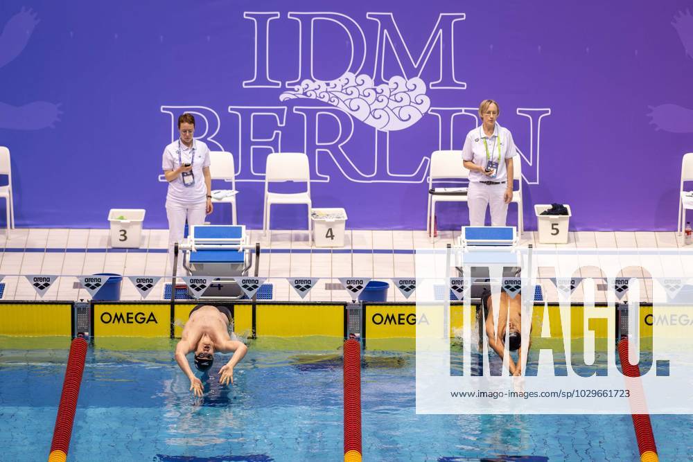 Swimming Berlin 11 05 2023 Para Swimming IDM 2023 Start Feature Backstroke