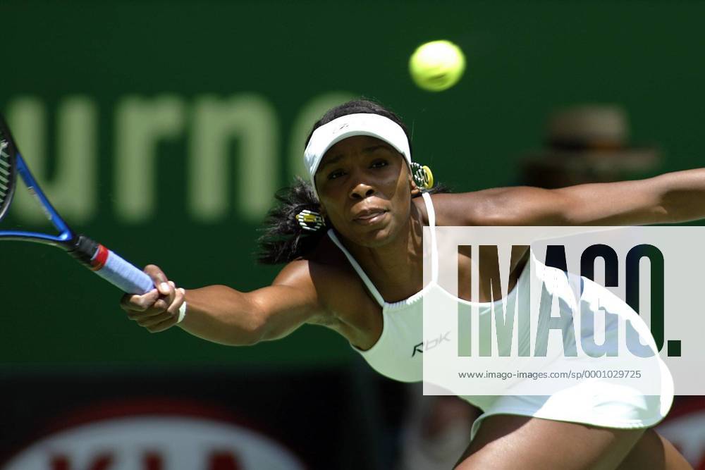 Venus Williams (USA) - Vorhand Tennis Damen Australian Open 2004, Grand Slam, WTA-Tour Einzelbild Melbourne