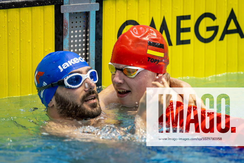 Swimming Berlin 11 05 2023 Para Swimming IDM 2023 Vincenzo Boni ITA Josia Topf GER re