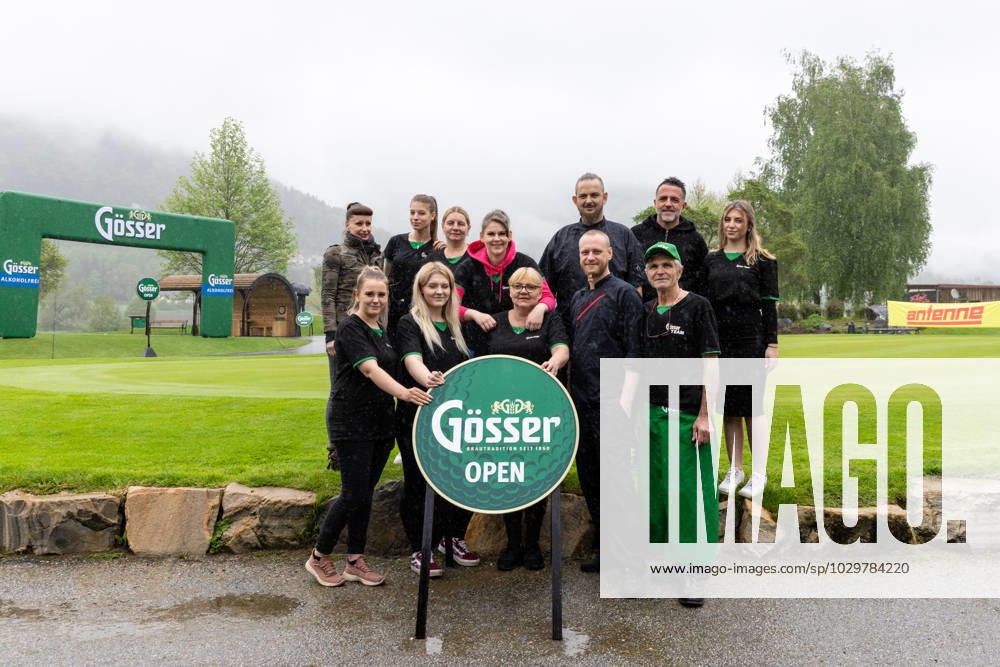 GOLF - Goesser Open 2023 MARIA LANKOWITZ,AUSTRIA,13.MAY.23 - GOLF - Alps Tour, Goesser Open, GC Erzherzog Johann. Image shows a hospitality team. GEPAxpictures Klansek