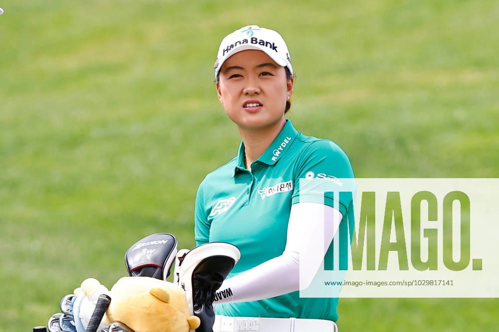 CLIFTON, NJ - MAY 13: Minjee Lee of Australia on the 1st tee during the third round of the LPGA, Golf Damen Cognizant Founders Cup at Upper Montclair Country Club on May 13, 2023 in Clifton, New Jersey. (Photo by Rich Graessle Icon Sportswire) GOLF: MAY 13 LPGA Cognizant Founders Cup Icon23051315499