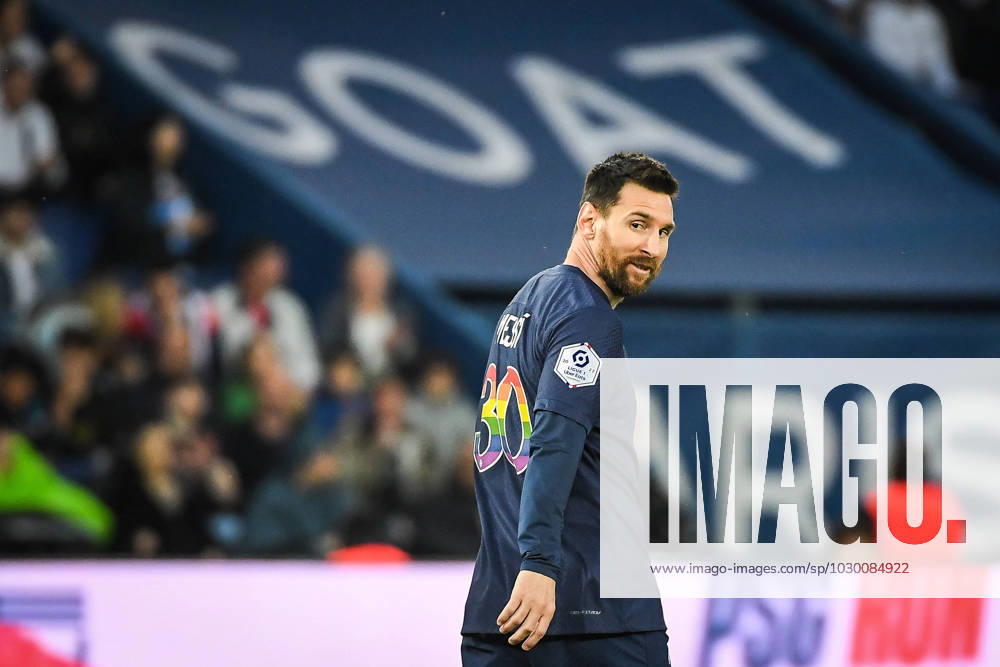 Lionel (Leo) MESSI of PSG during the Ligue 1 match between Paris Saint-Germain (PSG) and AC Ajaccio at Parc des Princes Stadium on May 13, 2023 in Paris, France. Paris France - ZUMAm308 20230513_zsp_m308_059
