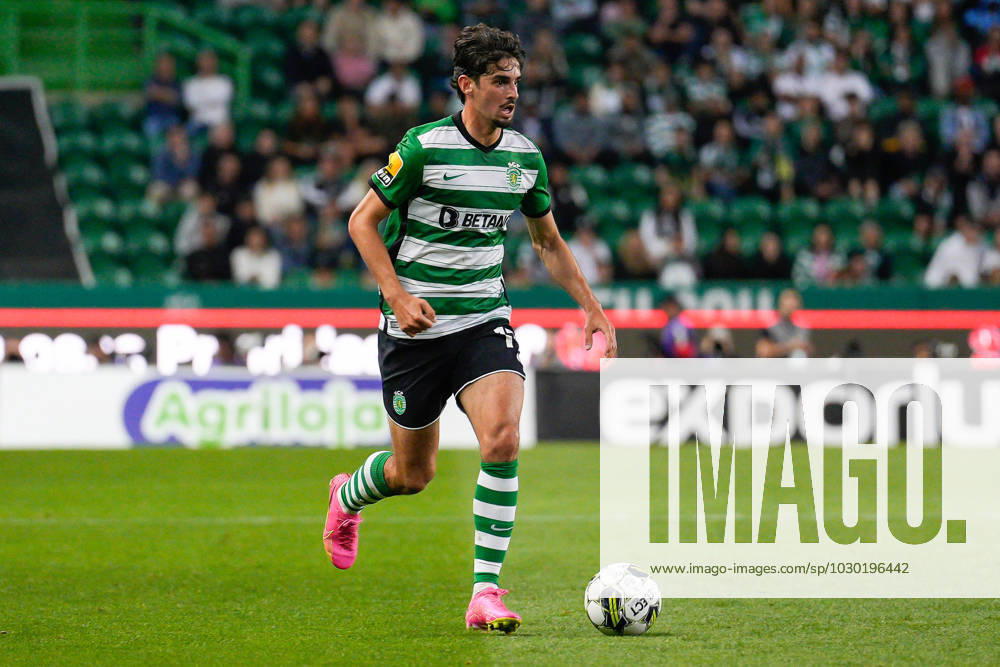 Francisco Trincao from Sporting CP in action during the Portuguese Liga Bwin football match between Sporting CP and SL Benfica at Estadio Jose Alvalade..Final score: Sporting CP 2:2 SL Benfica Lisbon Portugal - ZUMAs197 20230521_zaa_s197_191