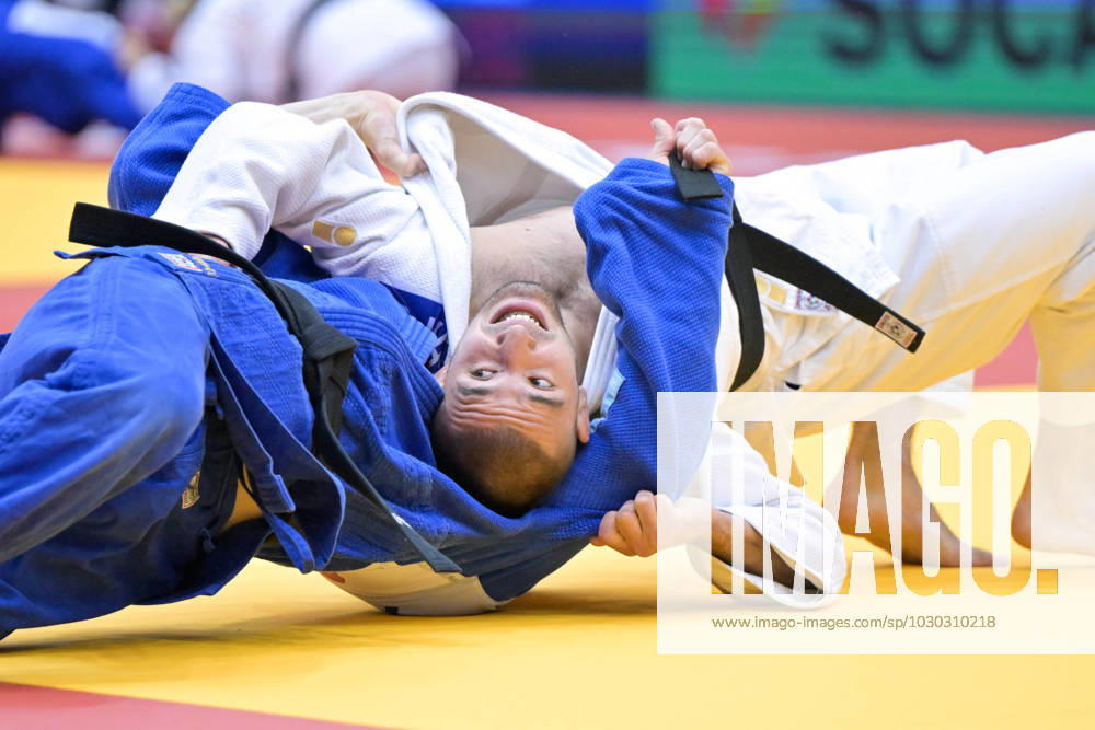 KW21 JUDO - Upper Austria Judo Grand Prix LINZ,AUSTRIA,25.MAY.23 - JUDO - IJF World Tour, Upper Austria Judo Grand Prix, -60kg men. Image shows Dilshot Khalmatov (UKR). GEPAxpictures xChristianxMoser